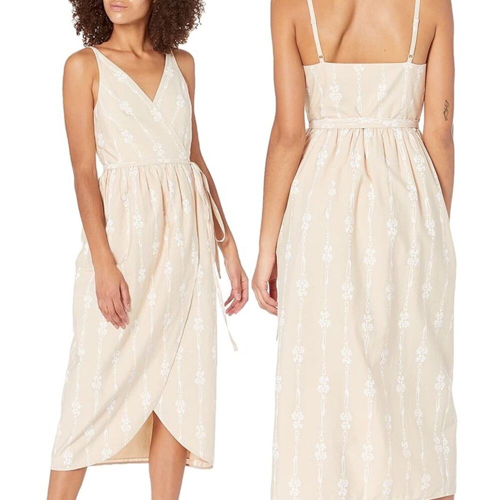 Rebecca Taylor NWT printed midi tulip wrap dress size 6